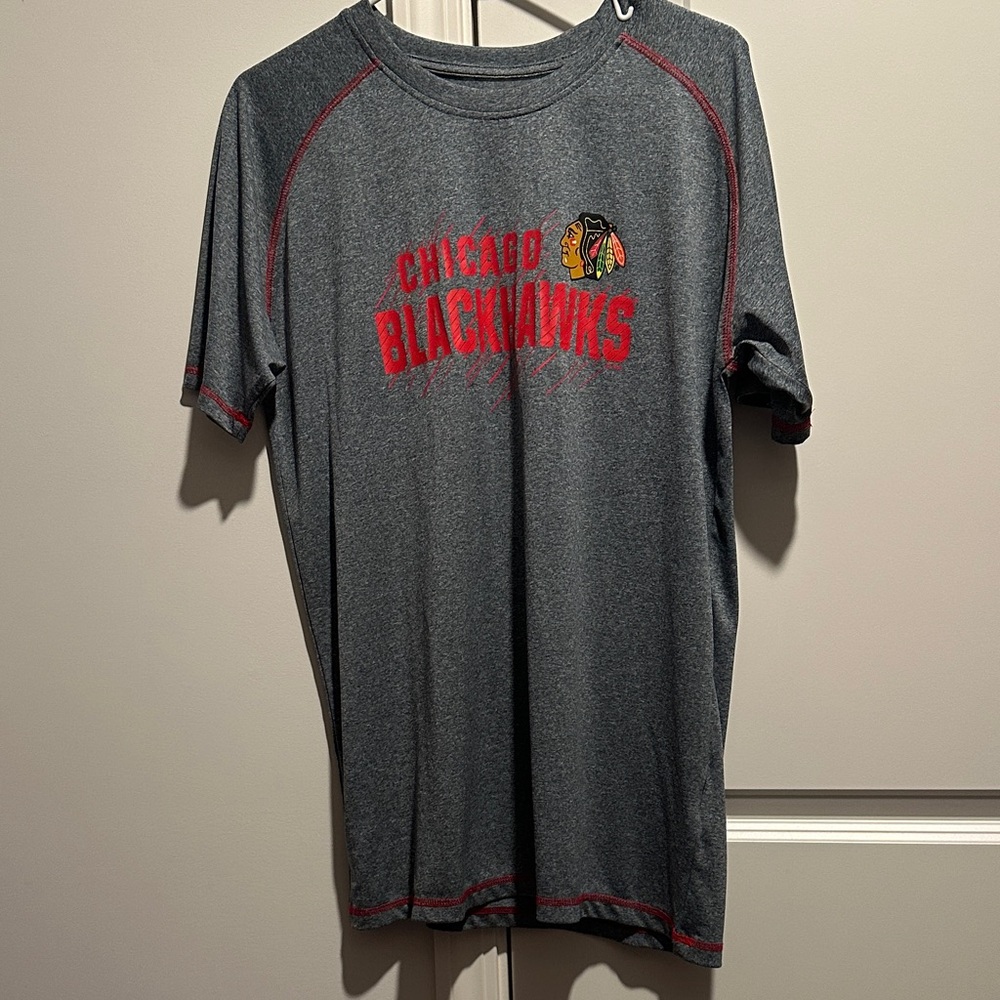 NHL Chicago Blackhawks Dark Gray Tee